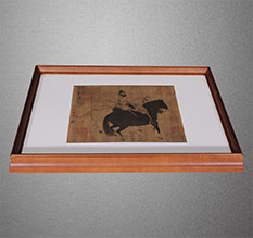 班戈书画装裱配框服务案例